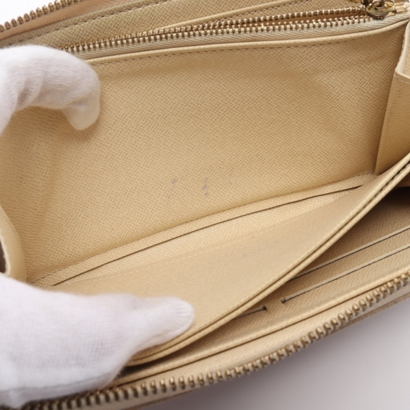 Louis Vuitton Wallet Damier Azur Round Zipper White - Picture 7 of 7